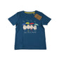Mountain Warehouse t-shirt 5-6 years blue sheep graphic design cotton