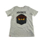 H&M t-shirt 9-10 years grey short sleeve Lego Ninjago reversible sequin design