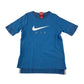 Nike Air t-shirt 10-11 years blue with white large centred logo cotton