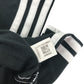 Adidas t-shirt 7-8 years black with white 3 strips on shoulders