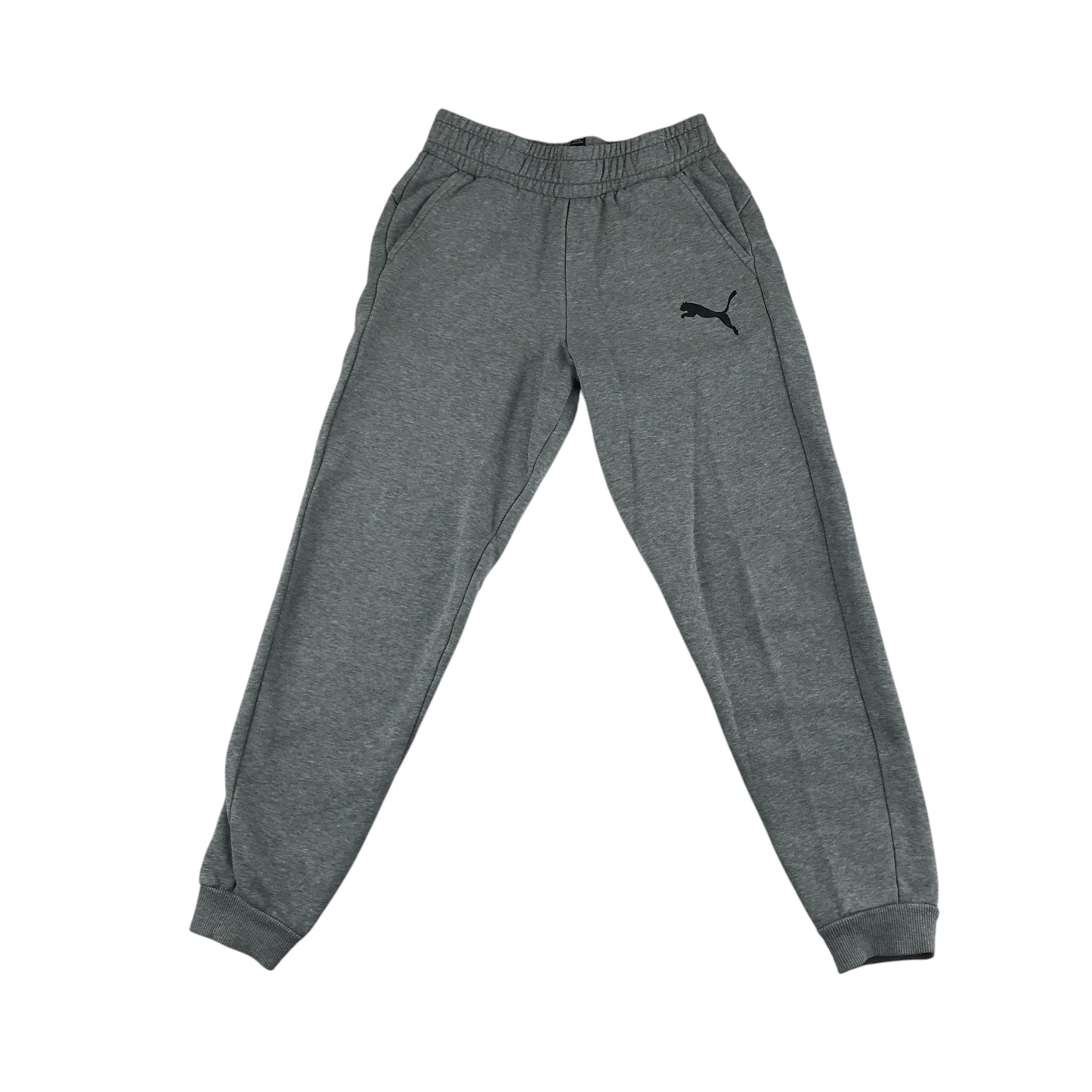 Puma joggers 11-12 years grey plain jersey with logo