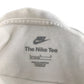 Nike t-shirt 11-12 years white plain long sleeve with black embroidered logo