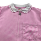 Pink gingham with zipper girls school summer dress
