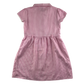Pink gingham with belt school summer dress