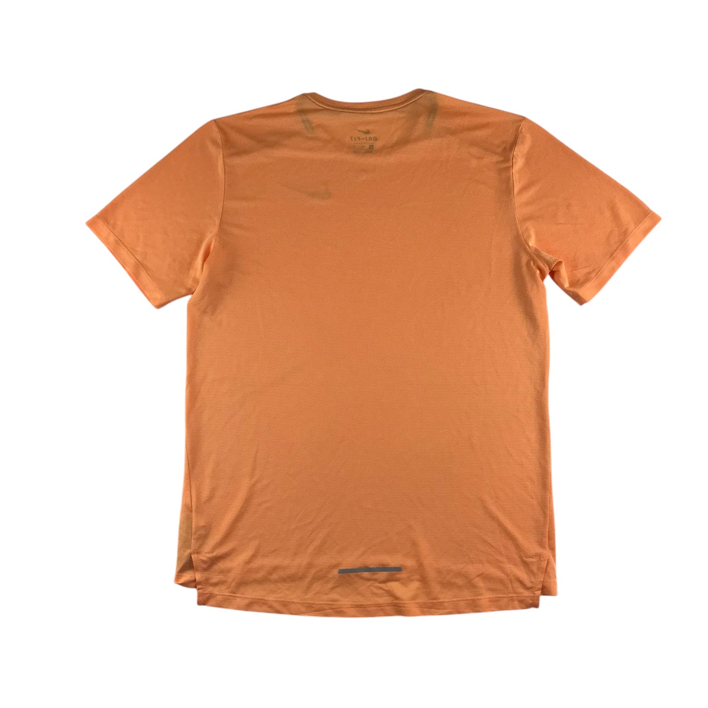 Nike sport top adult size M orange short sleeve Dri-Fit