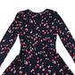 George Dress 5 years Navy Blue Long Sleeve T-shirt Pink Leopard Spot Print