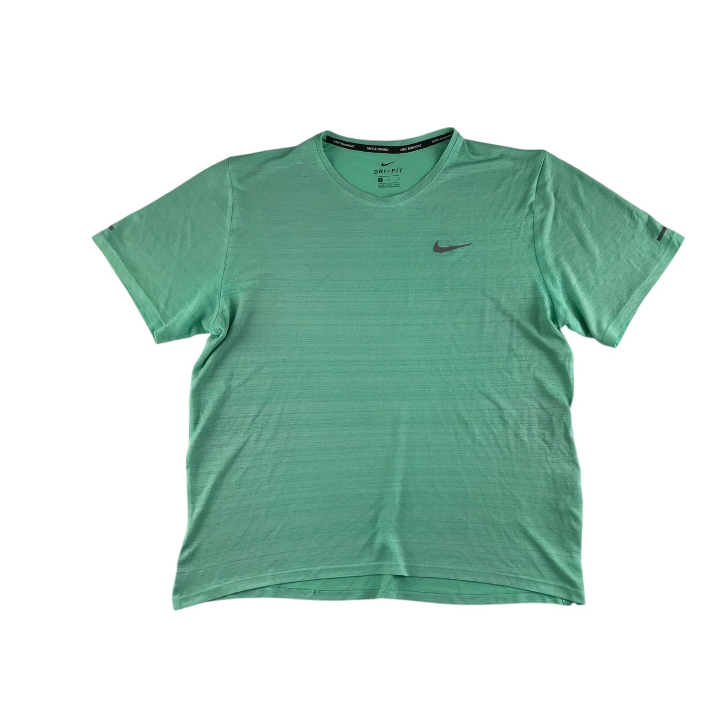 Nike sport top adult size M green short sleeve