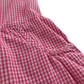 Pink gingham drop waist school summer dress
