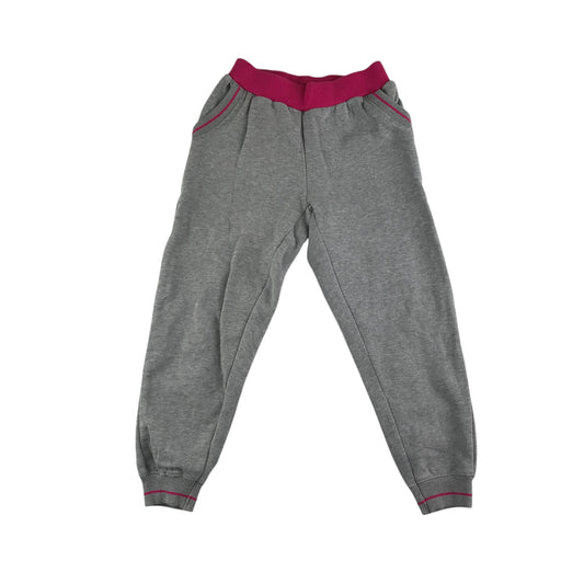 Kop Kids Liverpool FC joggers 5-6 years grey with pink elasticated waistband