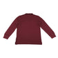 Matalan polo shirt 8-9 years burgundy long sleeve