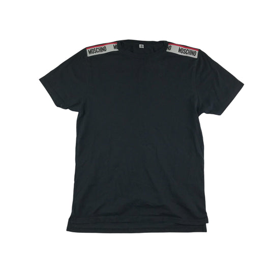 Moschino t-shirt adult size M Black short sleeve cotton