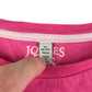 Joules t-shirt 5-6 years pink embroidered graphics long sleeve cotton