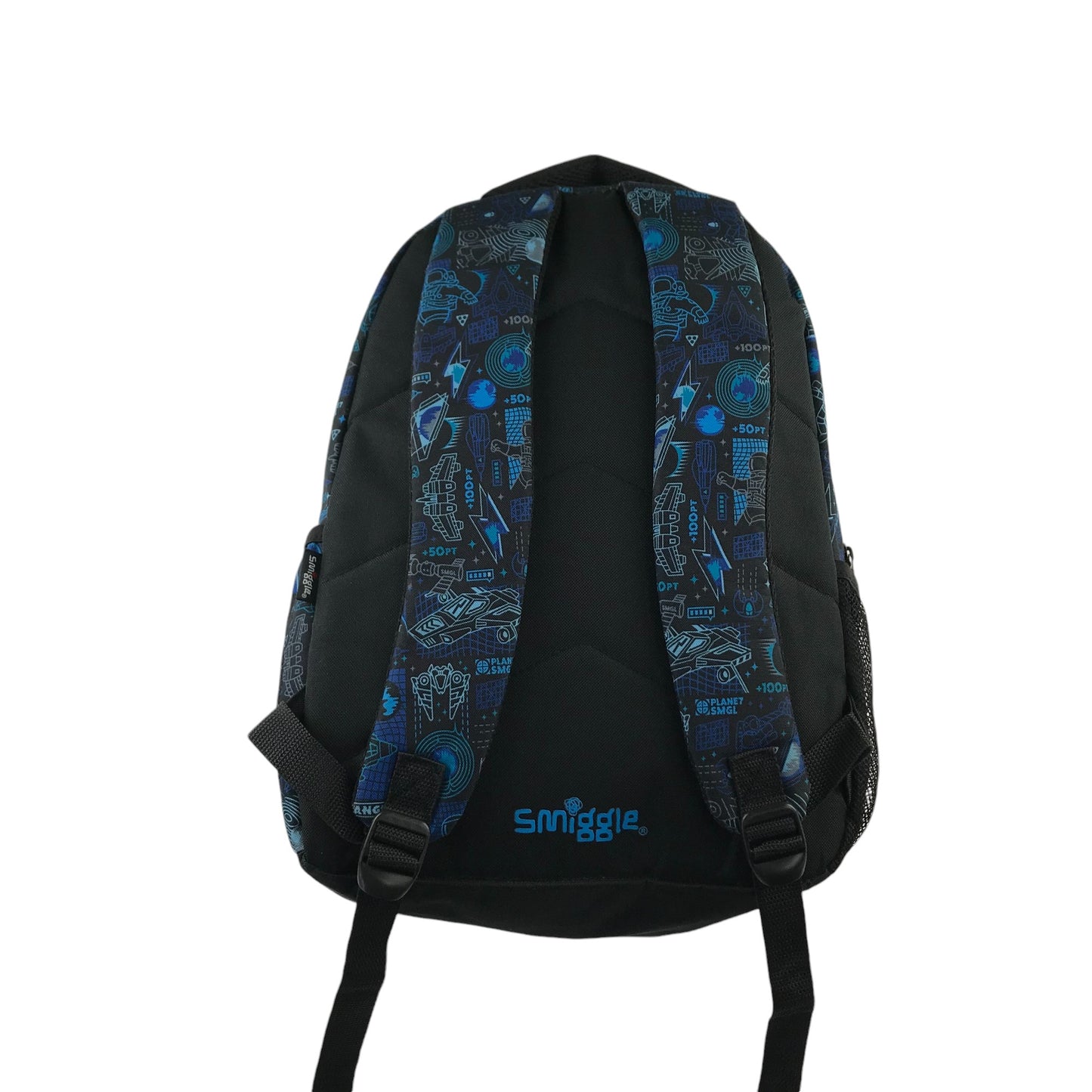 Smiggle School Bag blue and black astronaut space theme