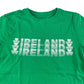 Primark t-shirt 10-11 years green plain with white Ireland text