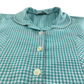 Mint gingham drop waist school summer dress