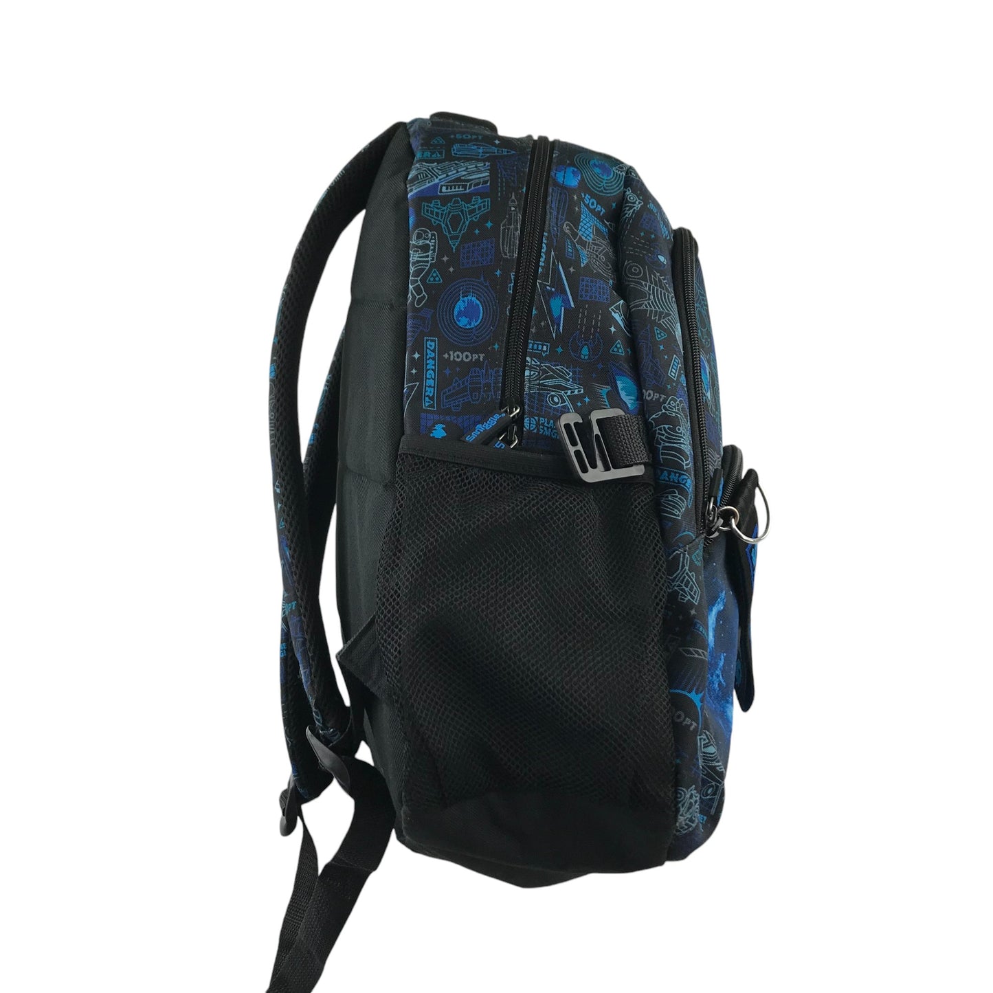 Smiggle School Bag blue and black astronaut space theme