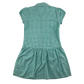 Mint gingham drop waist school summer dress