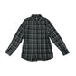 H&M Shirt Age 11 Grey Check Button Up Cotton