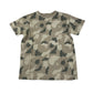 Primark t-shirt 10-11 years grey camo design short sleeve cotton
