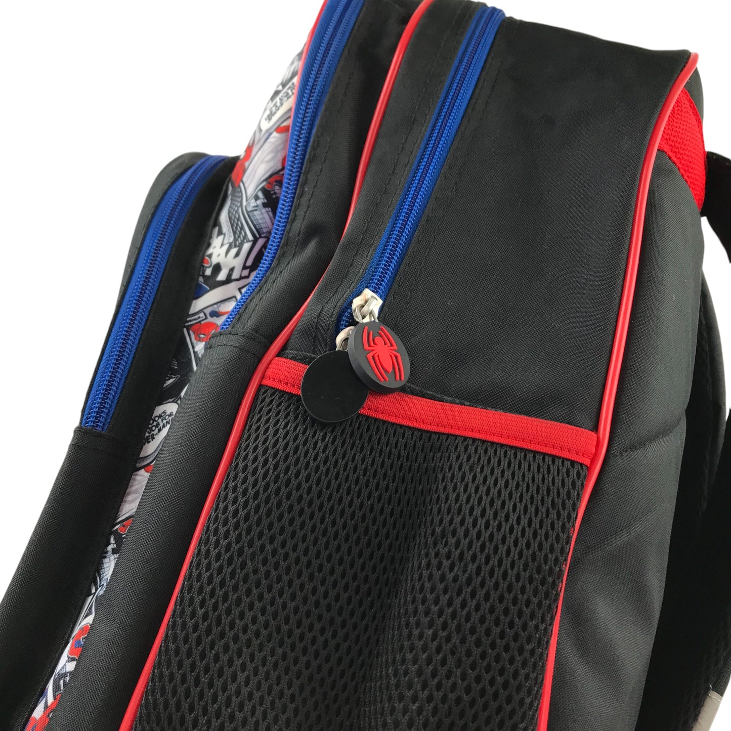 Spiderman School Bag red and grey