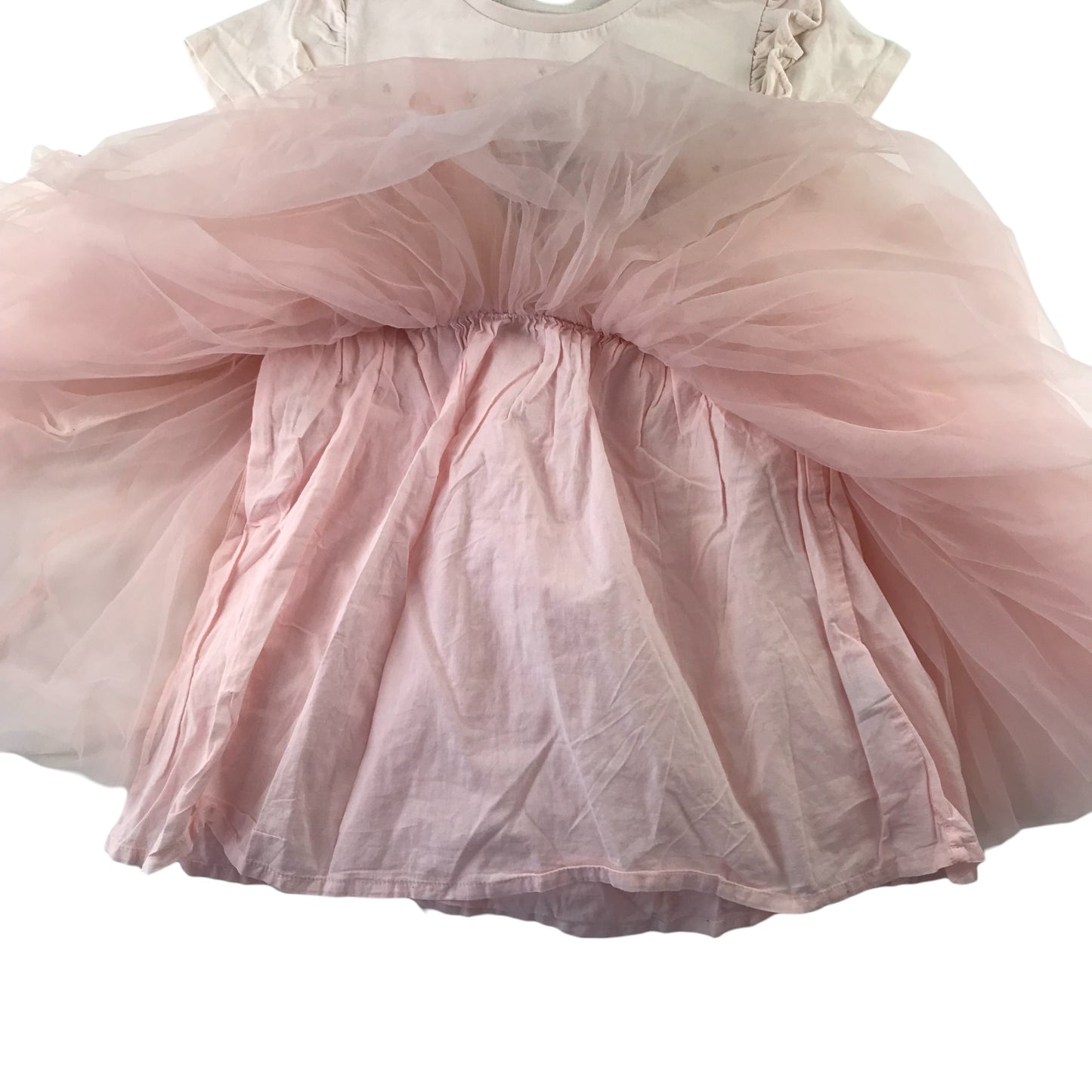 Next dress 6-7 years white and pink ballerina characters tulle skirt