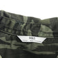 M&S Shirt Age 13 Khaki Green Camo Print Pattern Button Up