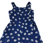 Jasper J Conran jumpsuit 7-8 years blue floral print flared leg