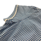 Blue gingham with buttons school summer dress