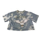H&M t-shirt 9-10 years blue and white Harry Potter graphic design cropped cotton