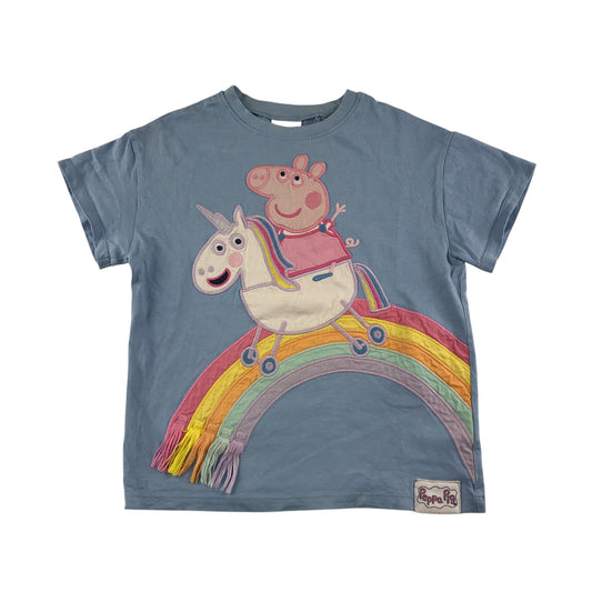 Next t-shirt 5-6 years light blue Peppa Pig cotton
