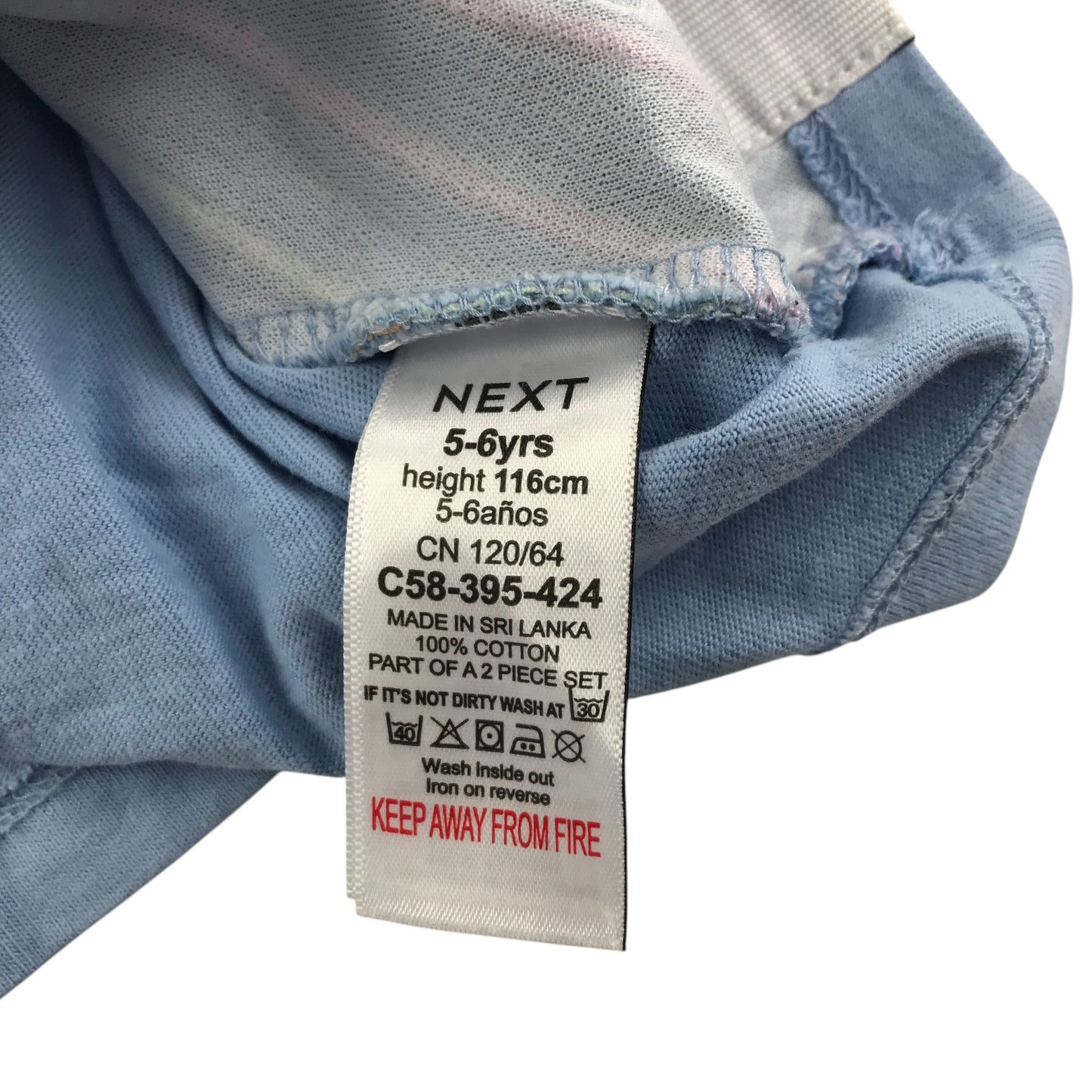 Next t-shirt 5-6 years light blue Peppa Pig cotton