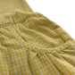 Yellow gingham drop waist school summer dress