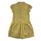 Yellow gingham drop waist school summer dress
