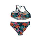 Primark Bikini Age 12 Multicolour Floral Print Pattern 2-piece Set