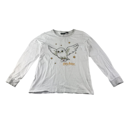 Harry Potter t-shirt 11-12 years white Hedwig Owl graphic print cotton