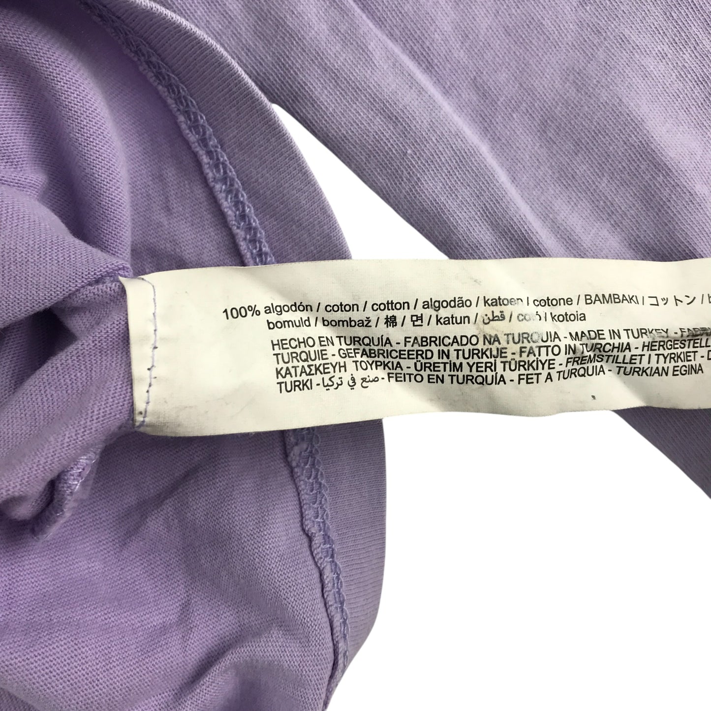 Zara t-shirt 13-14 years lilac Tom and Jerry cropped long sleeve cotton