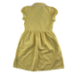 Yellow gingham with buttons school summer dress