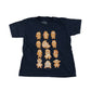 Star Wars T-shirt adult size 4-5 navy short sleeve print characters cotton