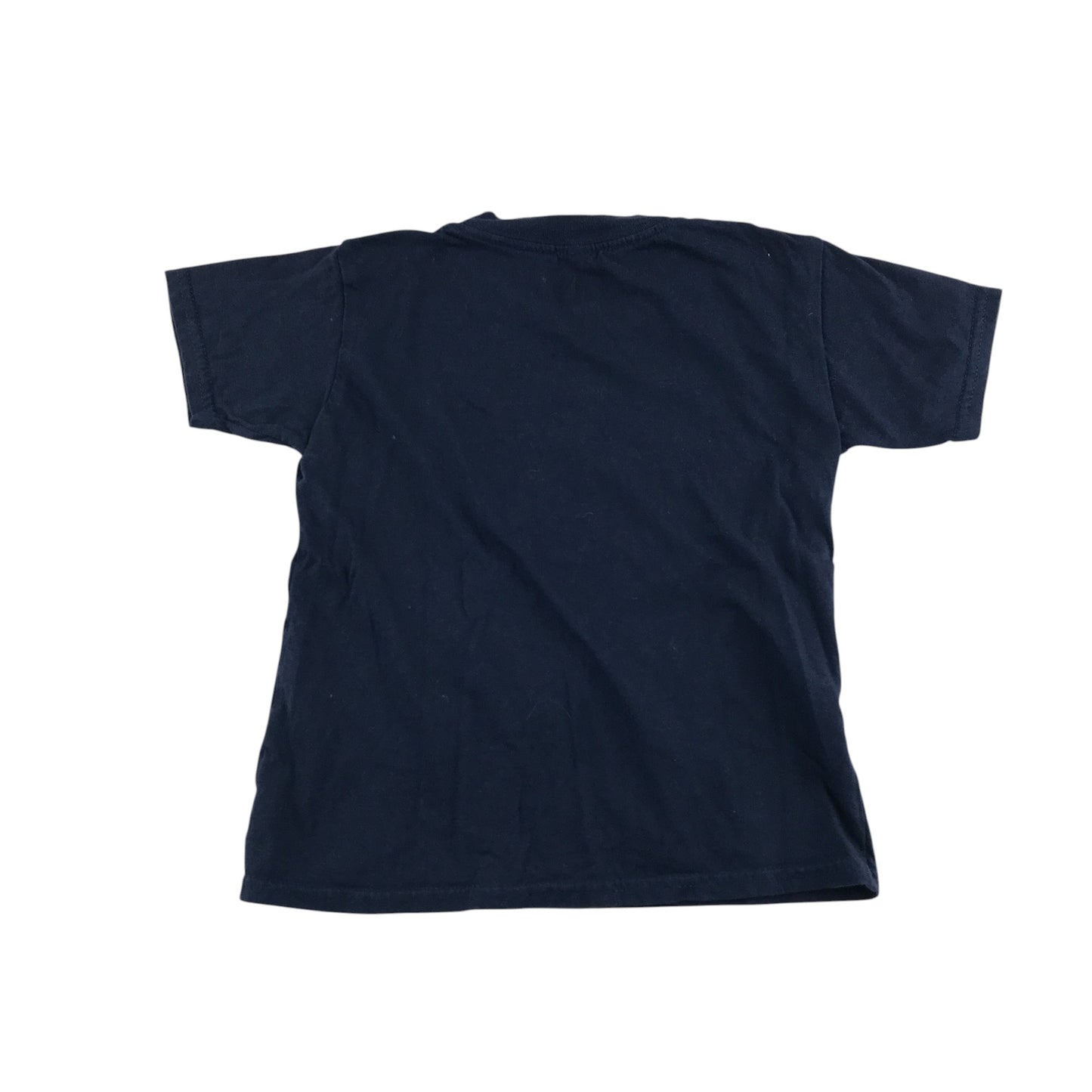 Star Wars T-shirt adult size 4-5 navy short sleeve print characters cotton
