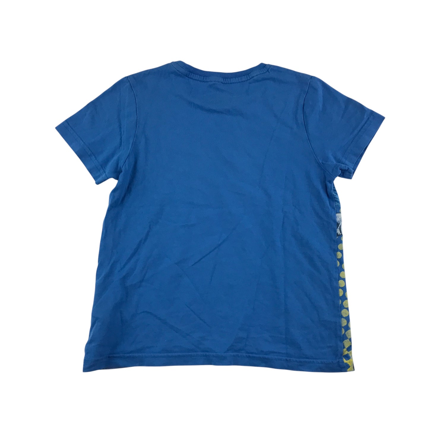 M&S t-shirt 5-6 years blue Marvel superheroes cotton