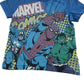 M&S t-shirt 5-6 years blue Marvel superheroes cotton