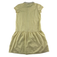 Yellow gingham with zipper school summer dress