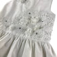 Camilla dress 5-6 years white sleeveless with lace floral detailing