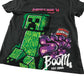 F&F t-shirt 6-7 years dark grey Minecraft short sleeve cotton