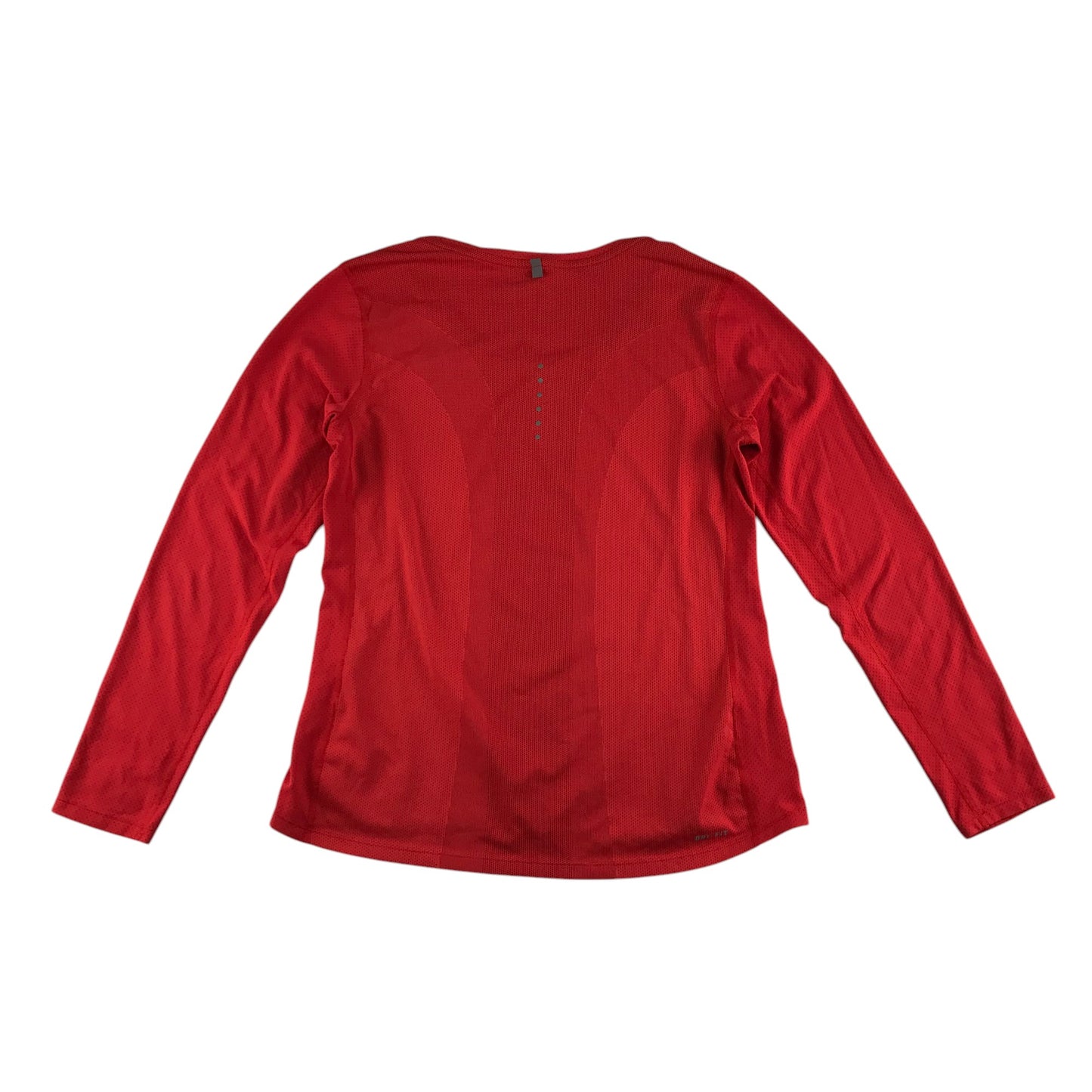 Nike Running sports top women's M red plain long sleeve