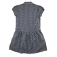 Navy gingham drop waist school summer dress