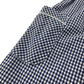 Navy gingham with buttons school summer dress