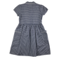 Navy gingham with buttons school summer dress