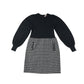Lipsy dress 9-10 years black and white knitted long sleeve