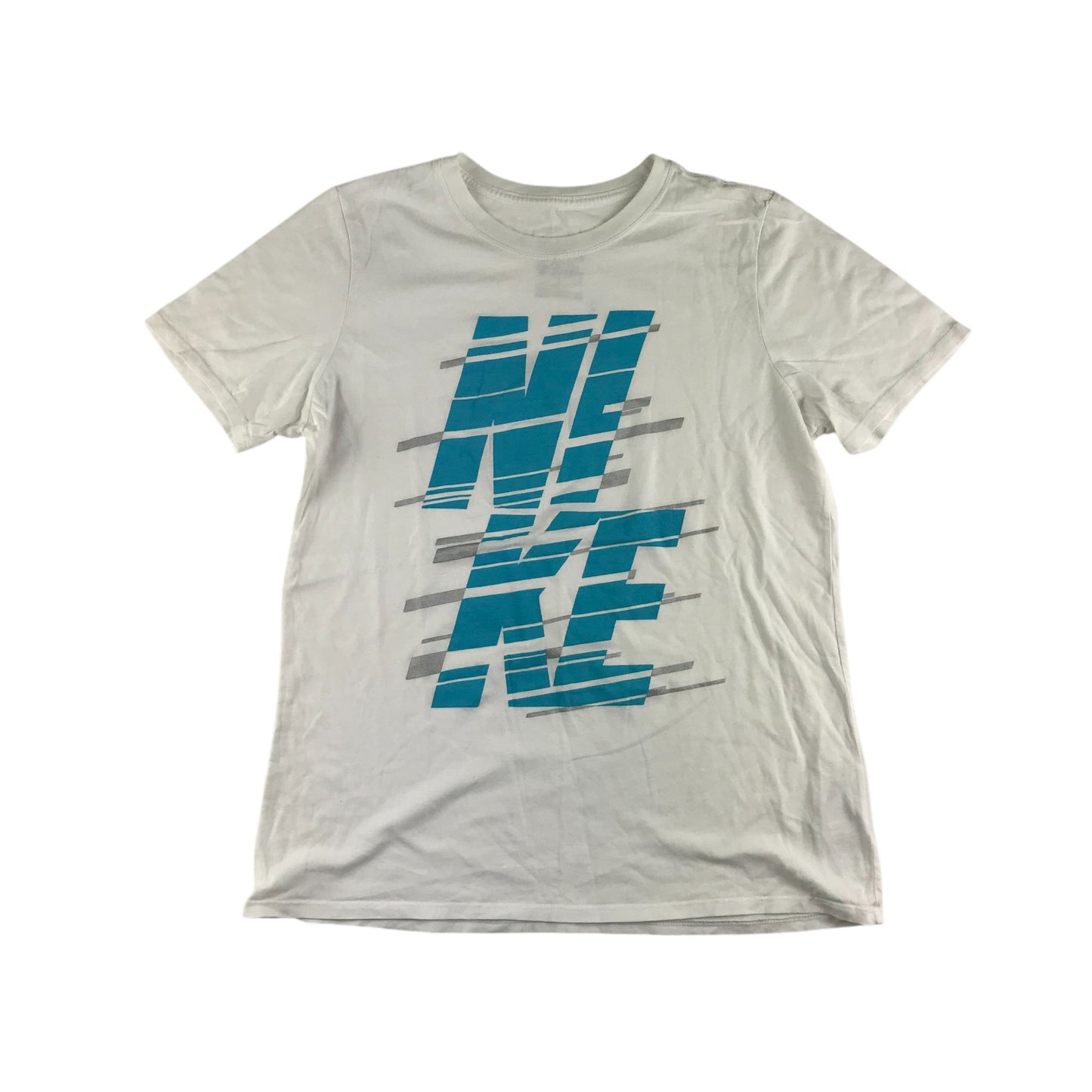 Nike t-shirt adult L white graphic print design